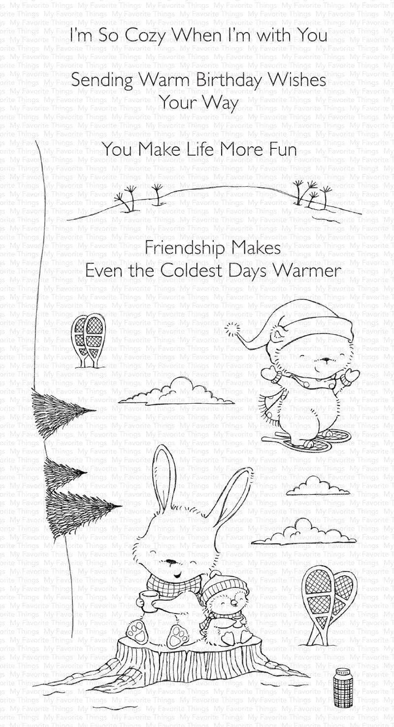 My Favorite Things Stacey Yacula Stamps 4"X8" - Frost Loving Friends*