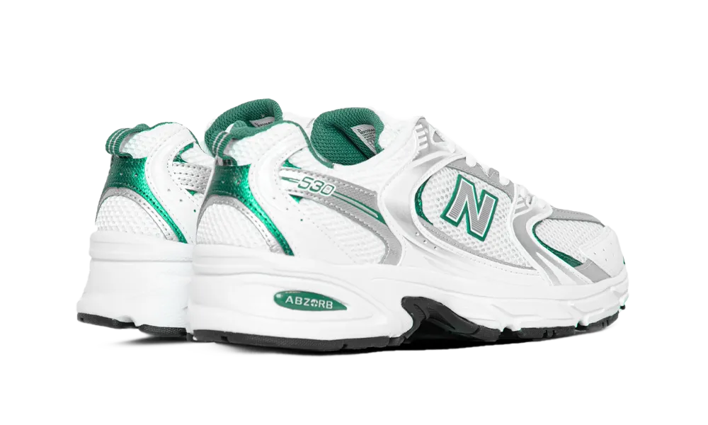 New Balance 530 White Silver Green