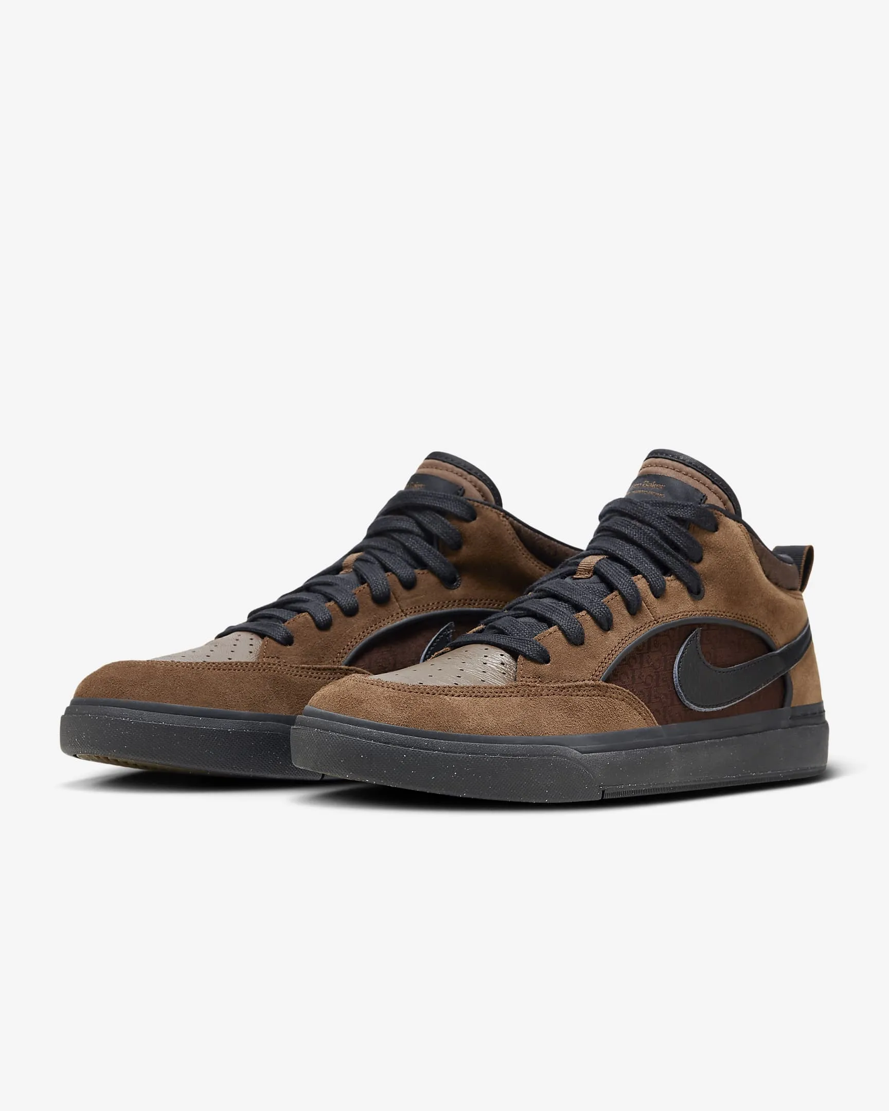 Nike SB React Leo Cacao Wow Skate Shoes – Premium Comfort and Style