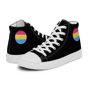 Pansexual Pan Pride Men’s High Top Canvas Athletic Shoes