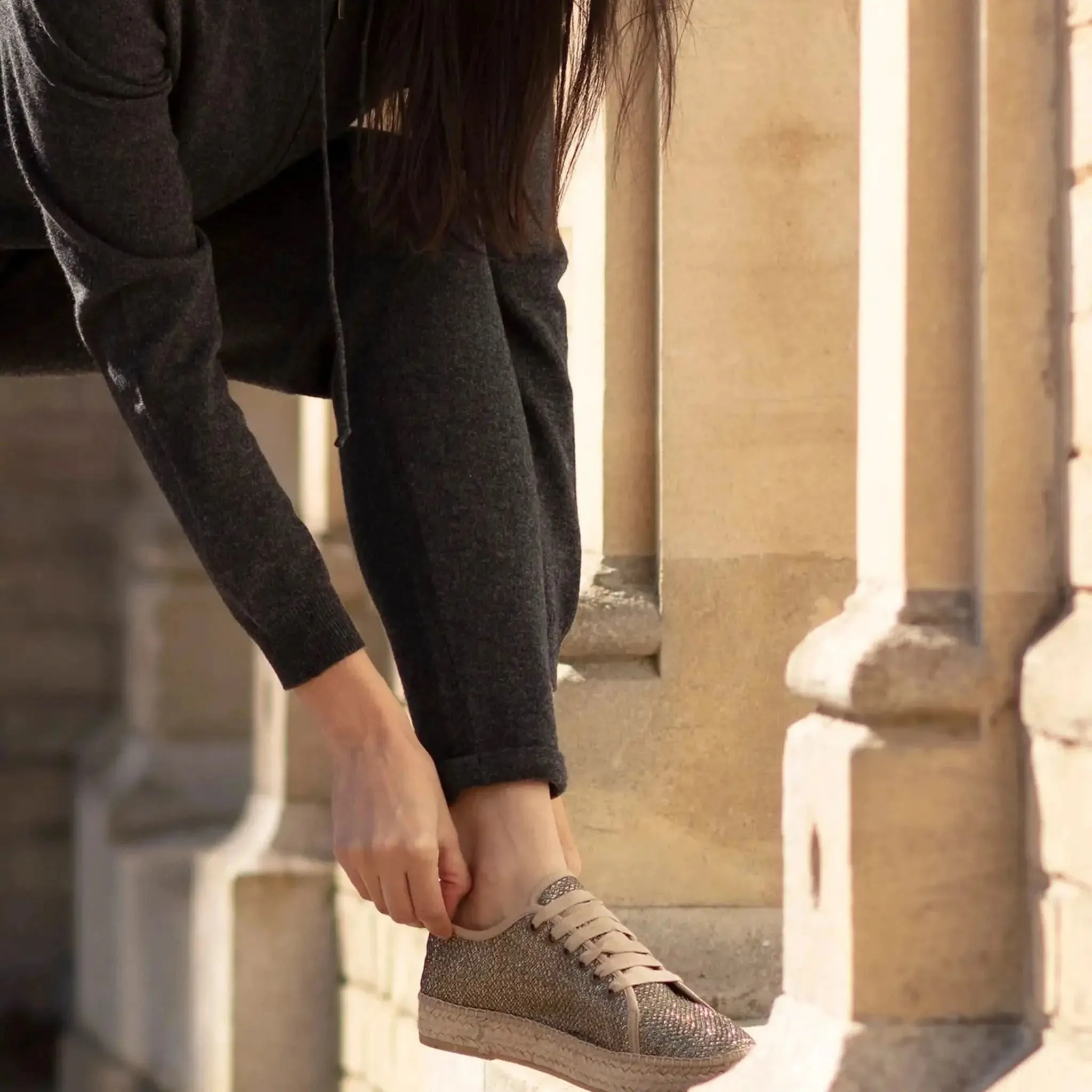 Porto Khaki Trainers