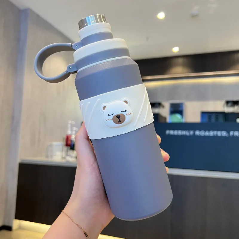 Premium Japanese Style Outdoor - Stainless Steel Water Bottle for Office & Gym