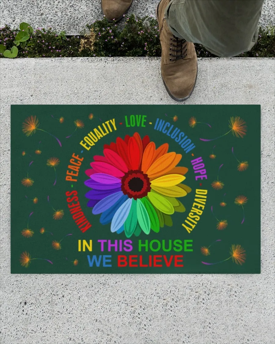 Pride Door Mat Equality Love Doormat, Gift For Equality Person, Pride Gift For Gay, Decor Gift Lesbian