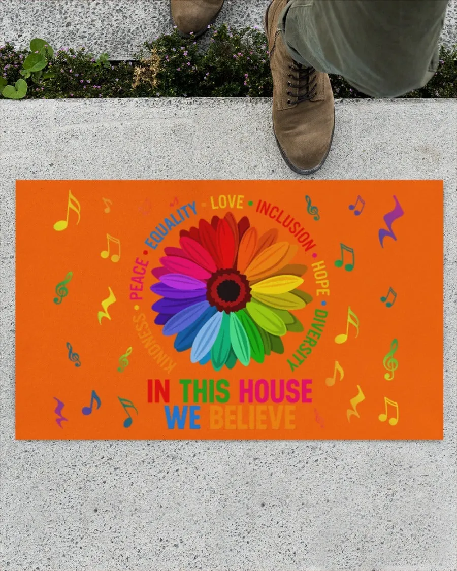 Pride Doormat, Home Decor Mat For Lesbian, Lesbian Gifts, Gift For Gay Couple, Lgbt Mat