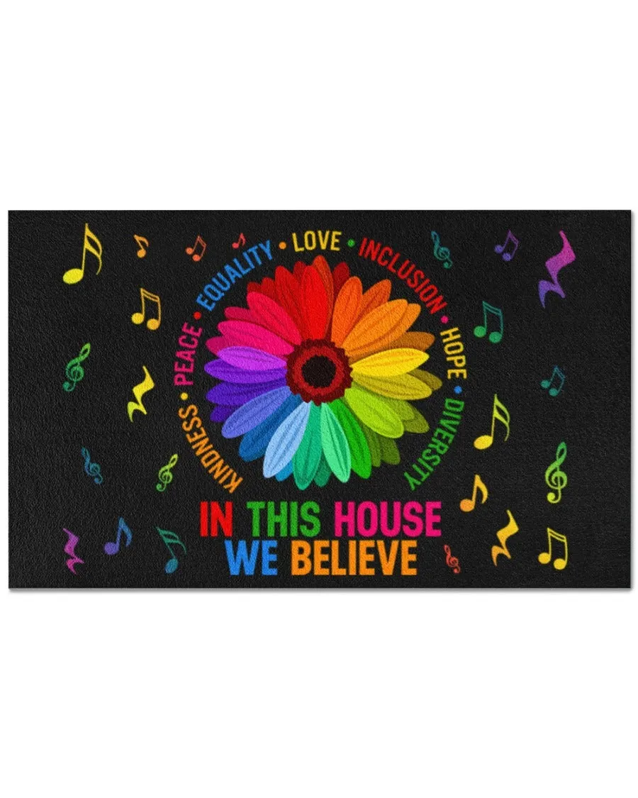 Pride Doormat, Home Decor Mat For Lesbian, Lesbian Gifts, Gift For Gay Couple, Lgbt Mat