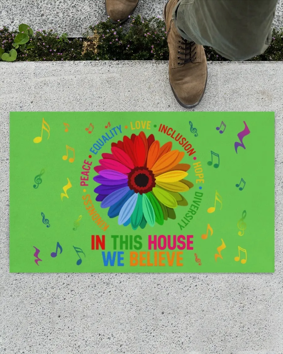 Pride Doormat, Home Decor Mat For Lesbian, Lesbian Gifts, Gift For Gay Couple, Lgbt Mat