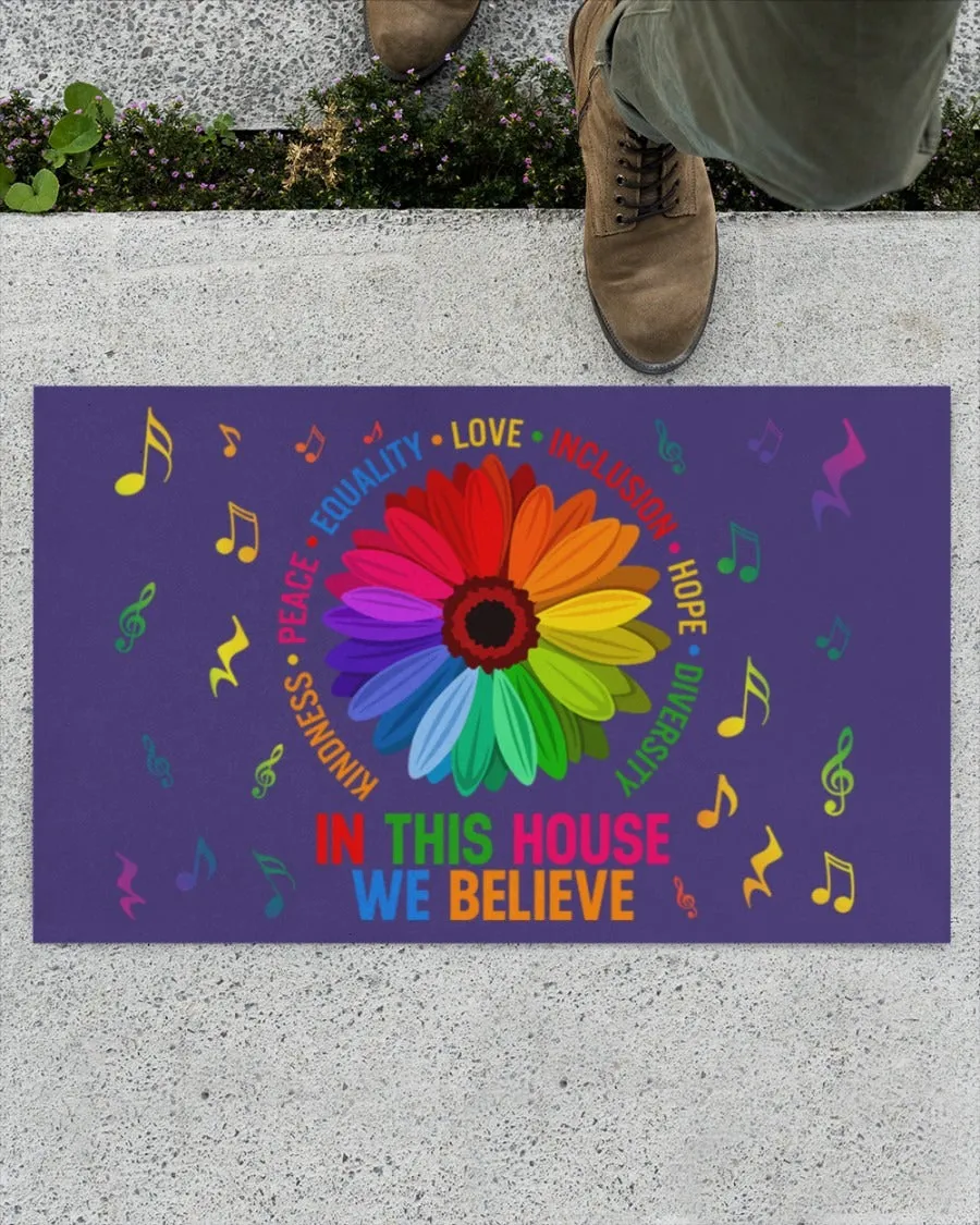 Pride Doormat, Home Decor Mat For Lesbian, Lesbian Gifts, Gift For Gay Couple, Lgbt Mat