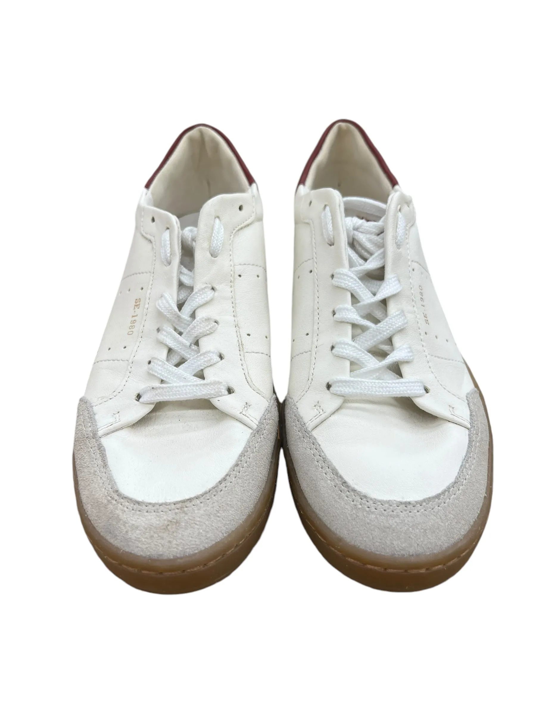 Shoes Sneakers By Sam Edelman In Red & White, Size: 6