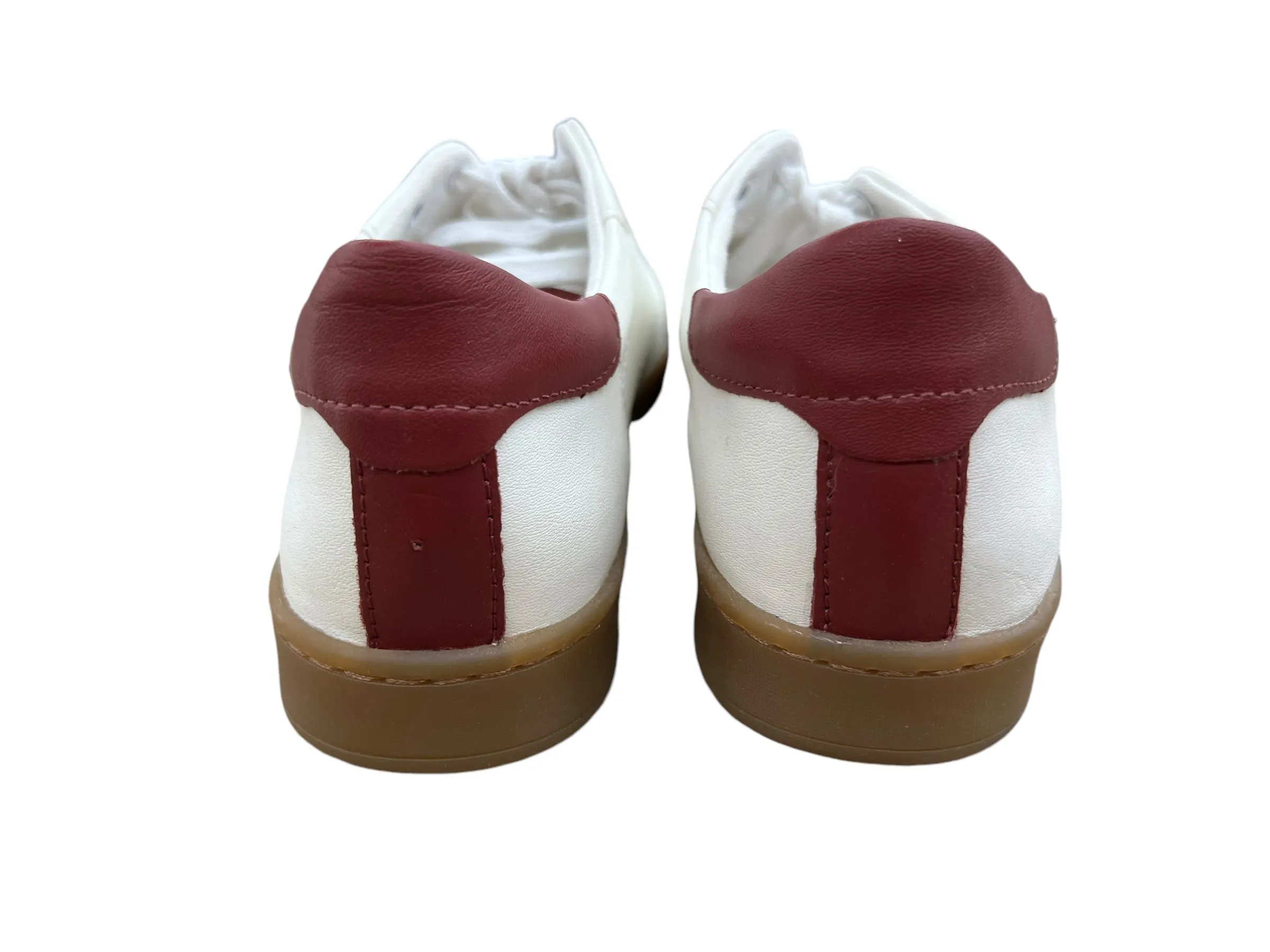 Shoes Sneakers By Sam Edelman In Red & White, Size: 6