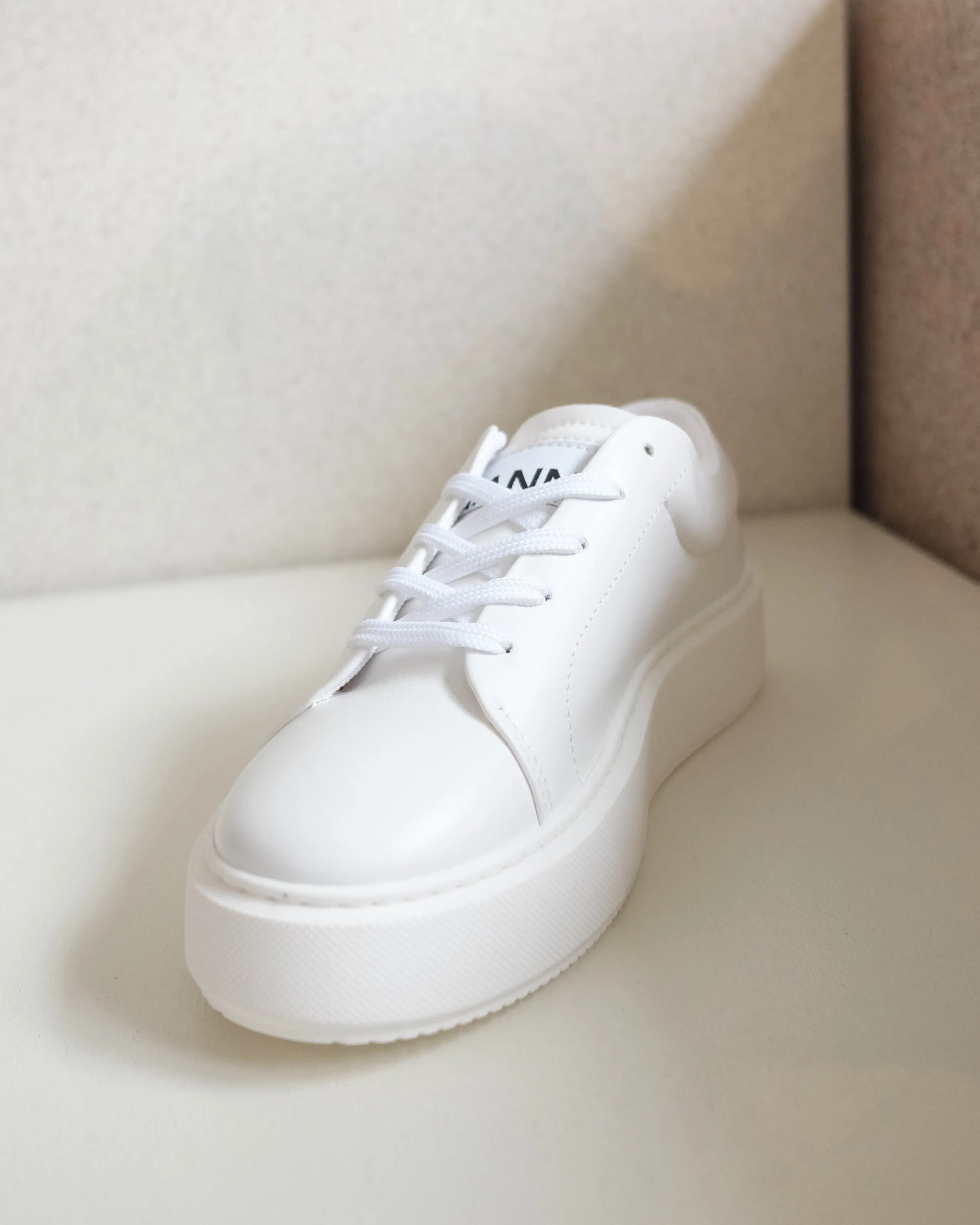 Sporty Mix Sneakers, Egret White