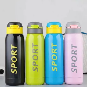 Stainless Steel Thermal Sports Water Bottle (500ml)