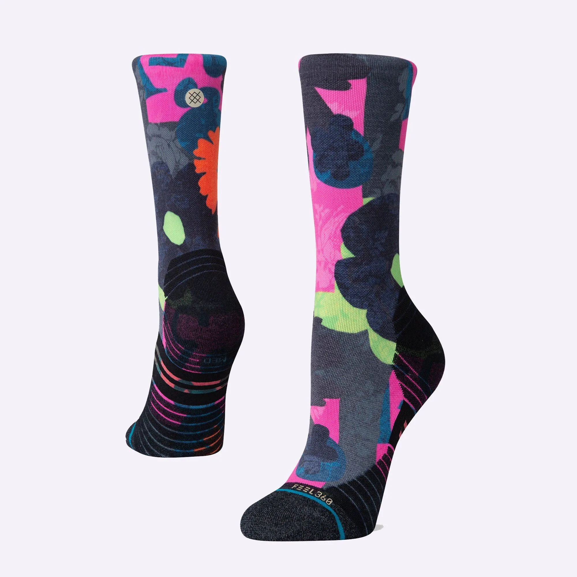 Stance Socks - Women's - Run Away With Me Crew - Pink