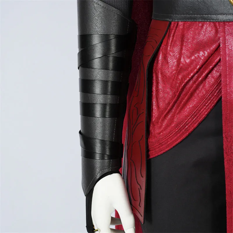 Star Wars Cosplay Nightsister Merrin Costume Witch Merrin Red Robe Halloween Party Suit