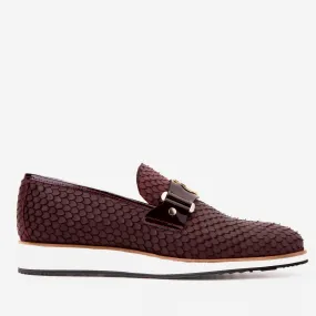 The Legacy Burgundy Leather Men Casual Loafer Shoe