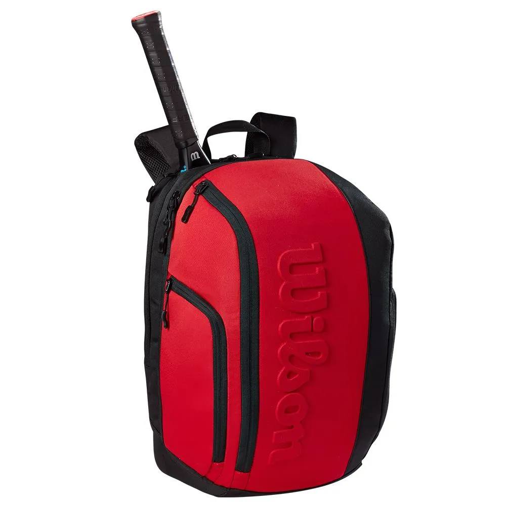 Wilson Super Tour Clash Backpack - Red/Black