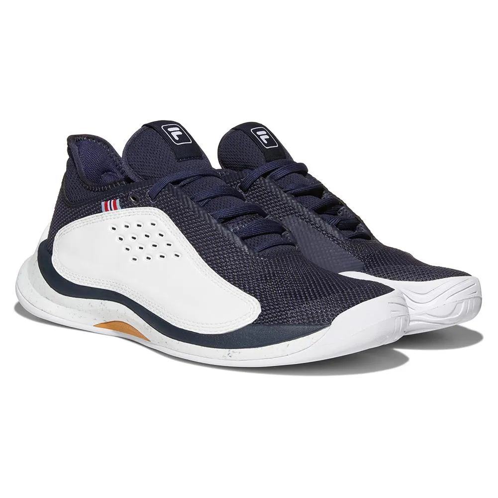 Women's Mondo Forza Tennis Shoes White and Navy