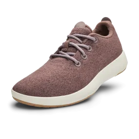 Women's Wool Runner Mizzles - Stormy Mauve (Natural White Sole)