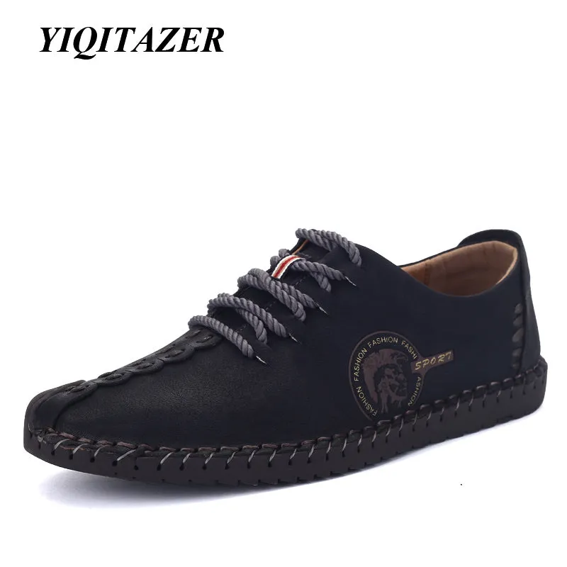 YIQITAZER 2017 New Arrival Nubuck Leather Shoes Man,Lace Fashion Summer Brand Dress Mens Shoes Yellow Black Plus Size 45 46